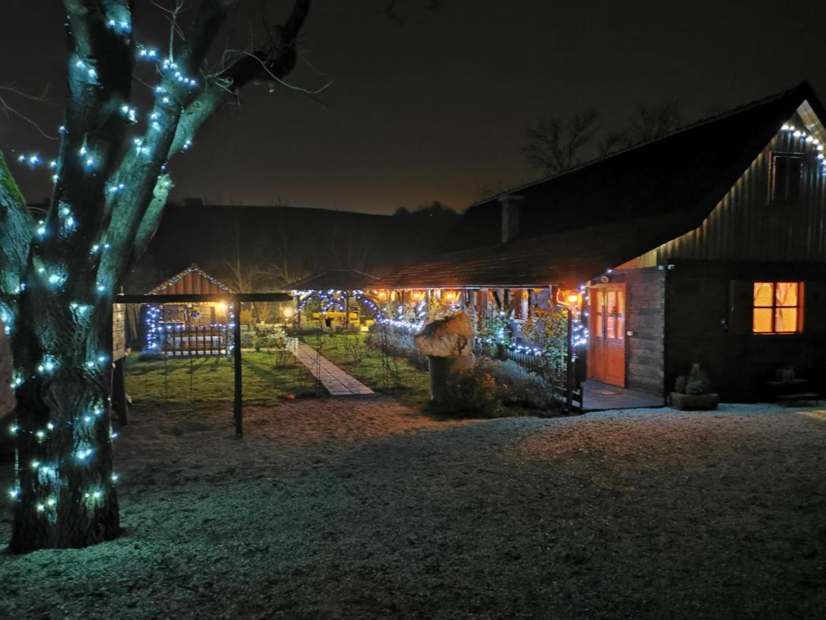 Pod Orehom Drvena Kuca I Sauna Krapina Kültér fotó